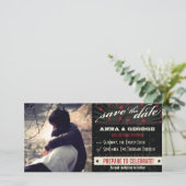 ポス素朴ター:赤と黒の日付を保存 セーブザデート (スタンド正面)