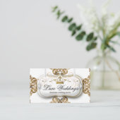 ポス結婚ズエレガントクラウン金ゴールド白 エンクロージャーカード (スタンド正面)