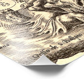 ポセイドンとドルフィンワールドマップ フォトプリント (角)