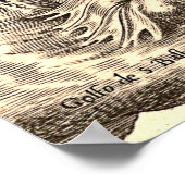 ポセイドンとドルフィンワールドマップ ポスター (角)