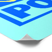 ポセイドンカラフルプリント ポスター (角)