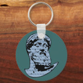 ポセイドン像 キーホルダー (正面)