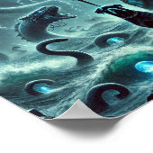 ポセイドン創造とロットワイラー後見人 ポスター (角)