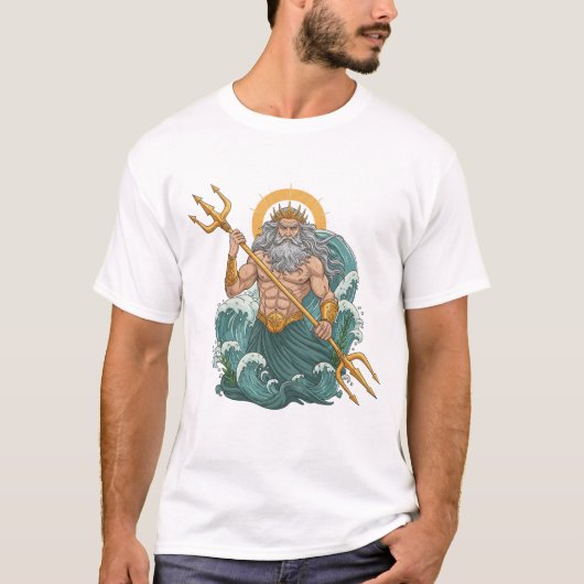 ポセイドン海神の怒り Tシャツ (正面)