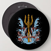 ポセイドン・トリデント 缶バッジ (正面&裏面)