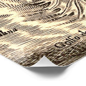 ポセイドン&ドルフィンアンティークワールドマップ ポスター (コーナー)