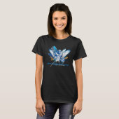 ポセイドン ネプチューン 海の神とサーフィング ギリシャ神話 Tシャツ (正面フル)