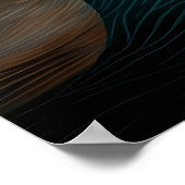 ポセイドン – Cubist Minimalist Legend - God of Sea ポスター (角)