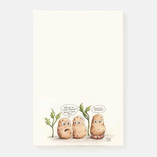 ポタおもしろいトプンポストイットノート ポストイット (正面)