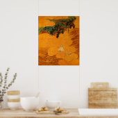 ポタラ山の潮汐洞窟の観音様 ポスター (キッチン)