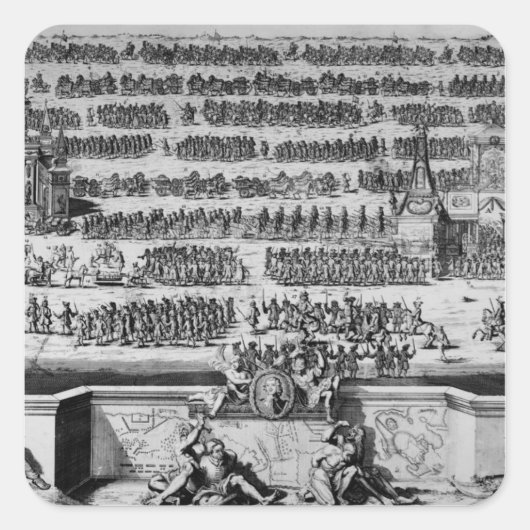 ポタヴァの戦い（1709年） スクエアシール (正面)