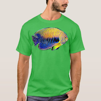 ポターアンジェルフィッシュ塩水リーフ水族館フィッシュタン Tシャツ