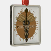 ポダイアトリストカドゥセウスプレミアムスクエアオーナメント メタルオーナメント (右)