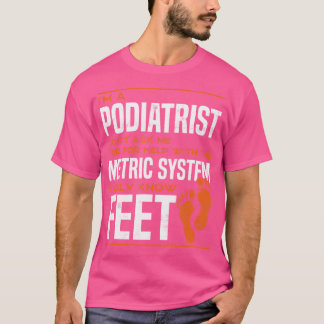 ポダイアトリスト足ドクターポディアトリおもしろい Tシャツ