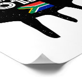 ポチエ南アフリカPotjiekos Stew Braai ポスター (角)