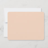 ポッお洒落ドガーデンベビーガールシャワーのピンクピー サンキューカード (裏面)