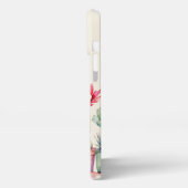 ポッカラフルト状のサボテンと名前の多肉類 iPhoneケース (左側面)