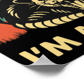 ポッサムおもしろい引用文 – まず私は喜びである ポスター (角)