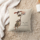 ポッサムお洒落アンドアドベ感動的ント引用文 クッション (ブランケット)