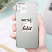 ポッサムの死んだオポッサム遊を死なせると思う シール (スマートフォン)