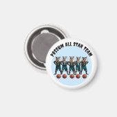 ポッサムオールスターバスケットボールチーム マグネット (正面/裏面)