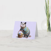 ポッサムカラフルダウンロード復活祭 カード (正面)