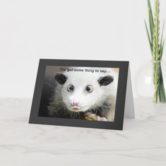 ポッサムデザイン シーズンカード (正面)