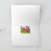 ポッサムピクニックカード。 新しい内おもしろい部 サンキューカード (内部)