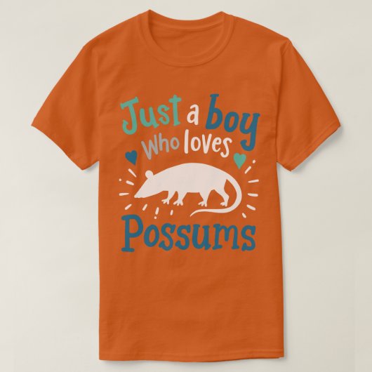 ポッサムポッサム恋人 Tシャツ (デザイン正面)