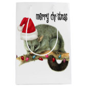 ポッサムメリークリスマス抱き枕 ミディアムペーパーバッグ (正面)