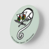 ポッサム – ラウンド壁時計 (傾斜)