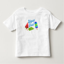 ポッシすごいョークールの男の子のTシャツ トドラーTシャツ