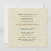 ポッシュキャッツアイボリー結婚式招待状 招待状 (裏面)