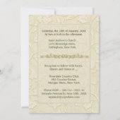 ポッシュキャッツアイボリー結婚式招待状 招待状 (裏面)