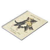 ポッシュキャッツ結婚アイボリー ノートブック (左側)