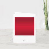 ポッシュジェムボウ&リボン40thバースデー サンキューカード (裏面)