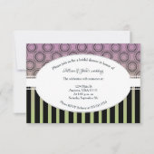 ポッシュピンクアンドグリーンブライダルシャワー招待状 招待状 (正面)