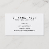 ポッスタイリッシュテッドサボテンかわいガーリーパーソナライズされた 名刺 (裏面)