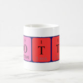 ポッターの定期的なテーブル名mag コーヒーマグカップ (中央)