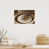 ポッターの手 ポスター (キッチン)