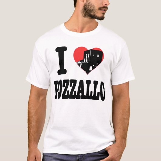 ポッツァッロが大好き Tシャツ (正面)