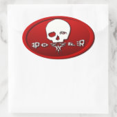 ポッツァレッド 楕円形シール (バッグ)