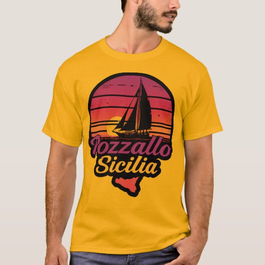 ポッツァロシチリア Tシャツ (正面)