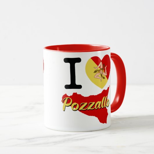 ポッツァロ大好き マグカップ (正面右)