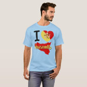 ポッツァロ大好き Tシャツ (正面フル)