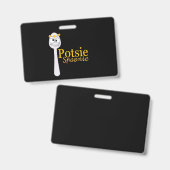 ポッツィースポニー バッジ (正面＆裏面)