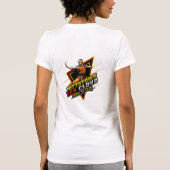 ポッツタウンレッドクラウドカンフークラブレディースシャツ Tシャツ (裏面)