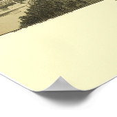 ポッツビル， PAパノラママップ – 1889 ポスター (角)