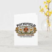 ポッツフィールドハーベストフェスティバルパンプキン秋秋Th カード (黄色い花)