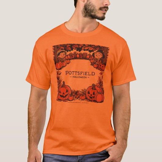 ポッツフィールド - ハロウィン Tシャツ (正面)